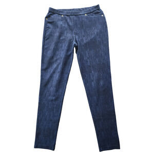 Michael Kors Denim Skinny Leg Designer Leggings Petite Size PM